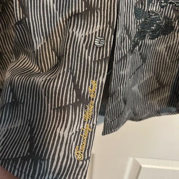 Robert Graham Monochrome Striped Shirt - Picture 2 of 6